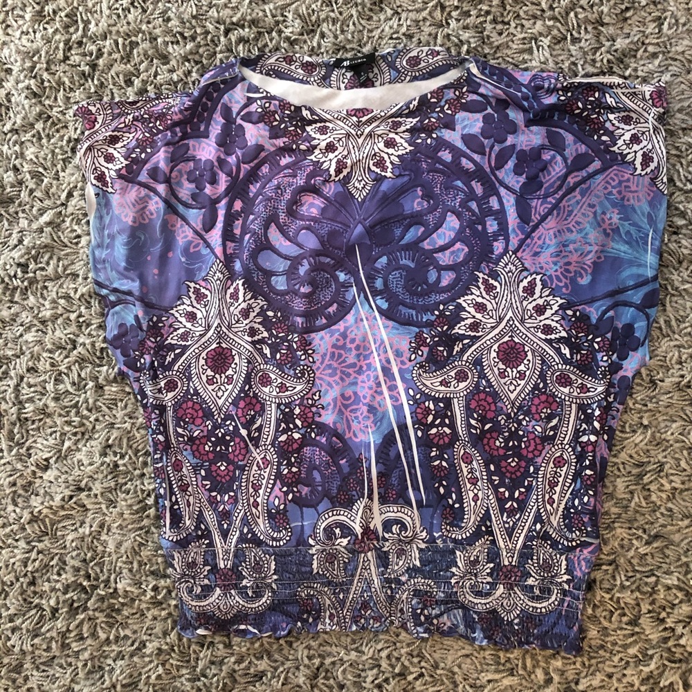 Purple blouse